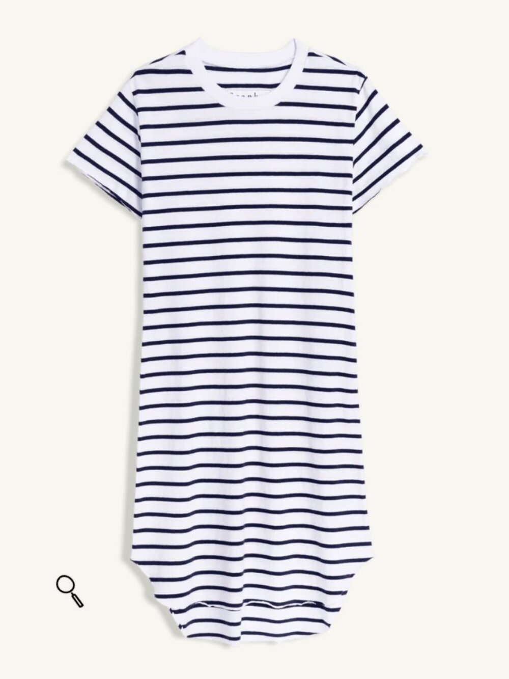 Frank & Eileen Mini Harper Perfect Tee Dress Navy Stripe